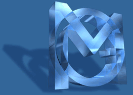 Metro graphics 3-D logo